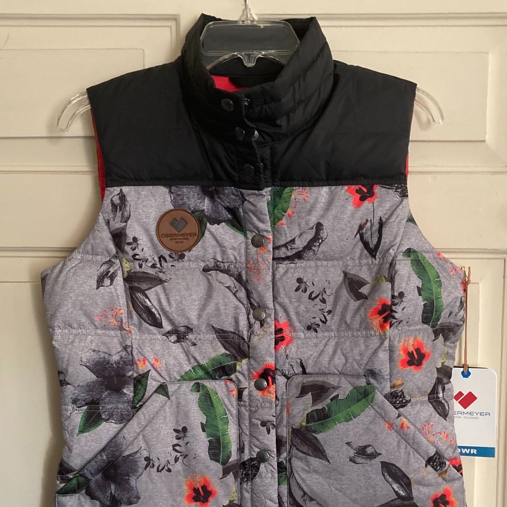 Obermeyer Womens Mila Down Vest, Leilani, Medium